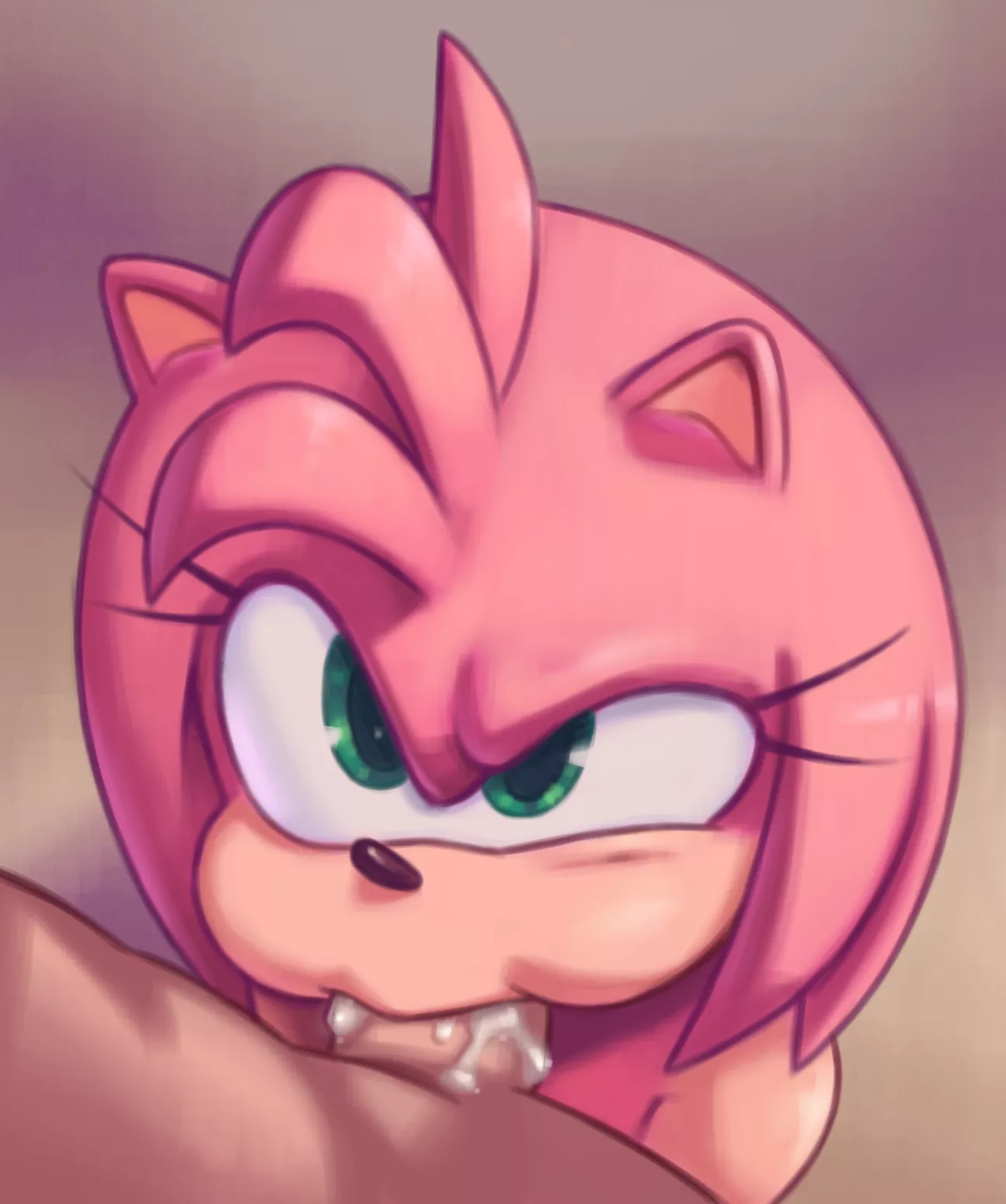sonic the hedgehog and amy rose (sonic) drawn by lightsource | Danbooru