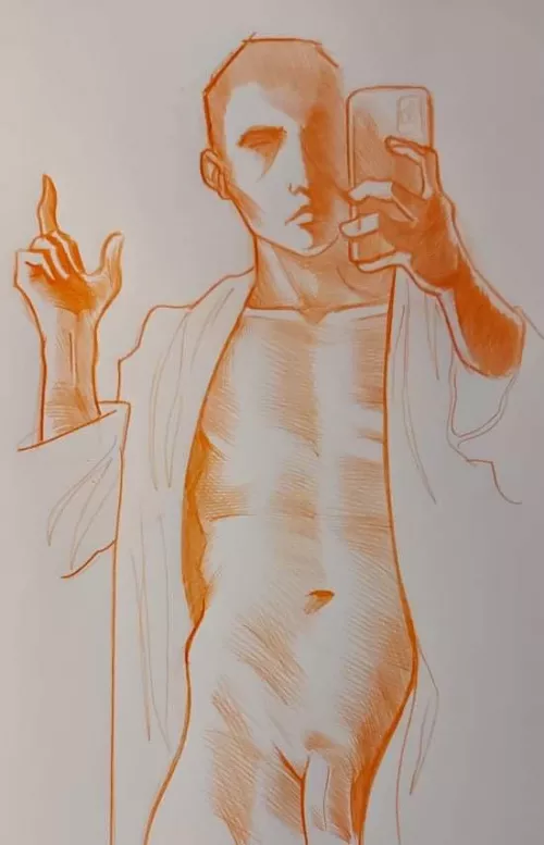 An artists take on me, he’s done some amazing work and I appreciate being a subject to the arts😍