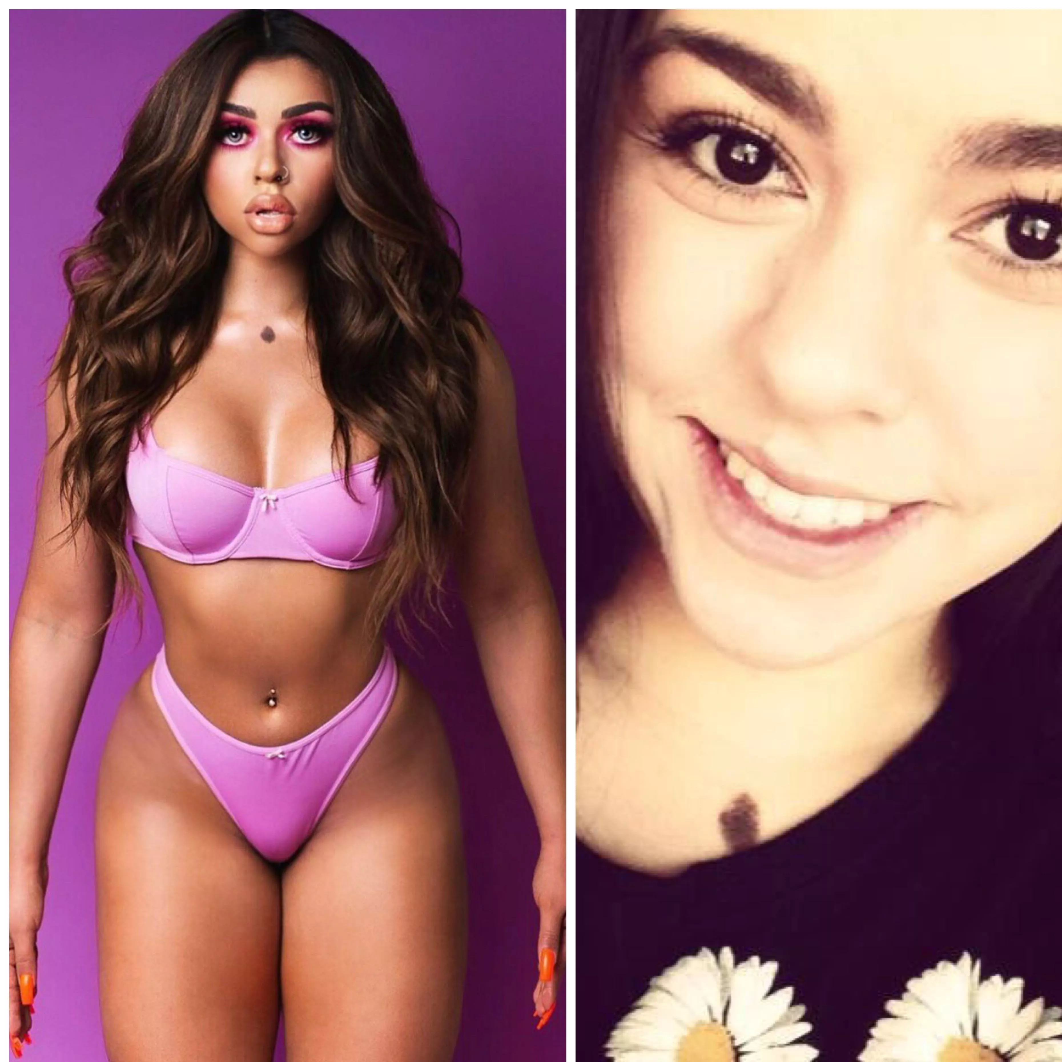 An odl friend from school really turned herself into a doll