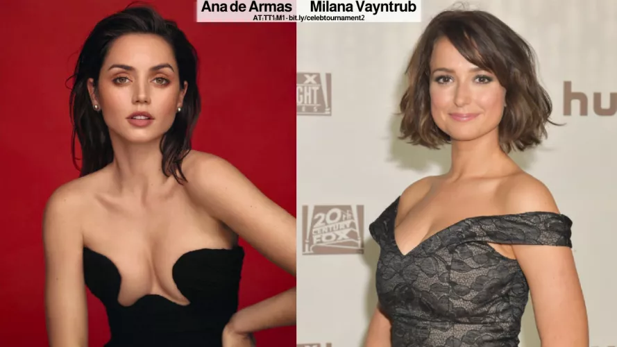 Ana de Armas or Milana Vayntrub (Who has better tits?)