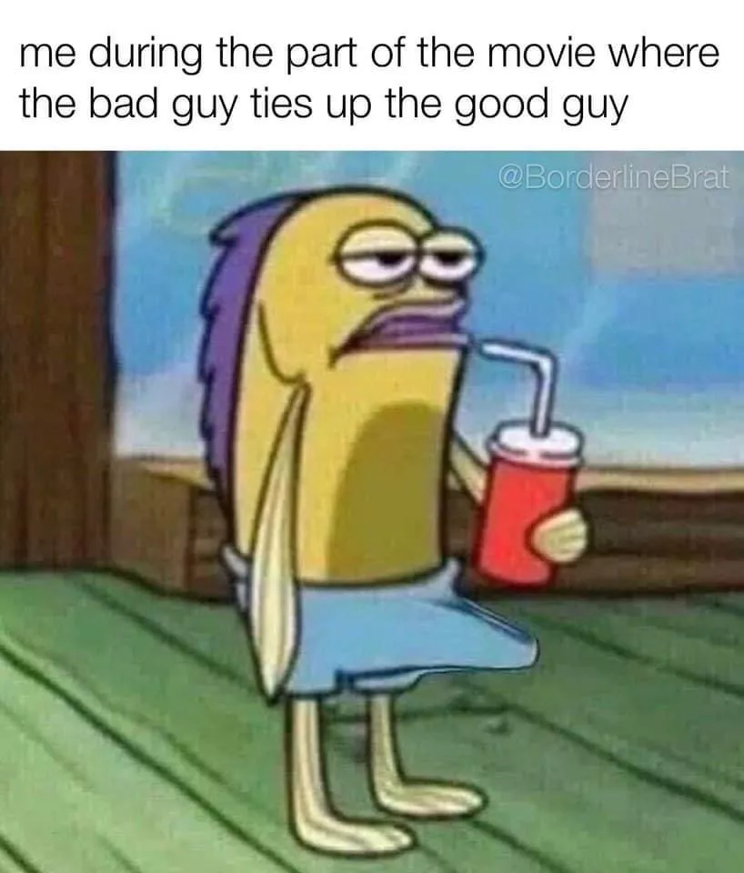 And yes, I am self inserting as the tied up hero