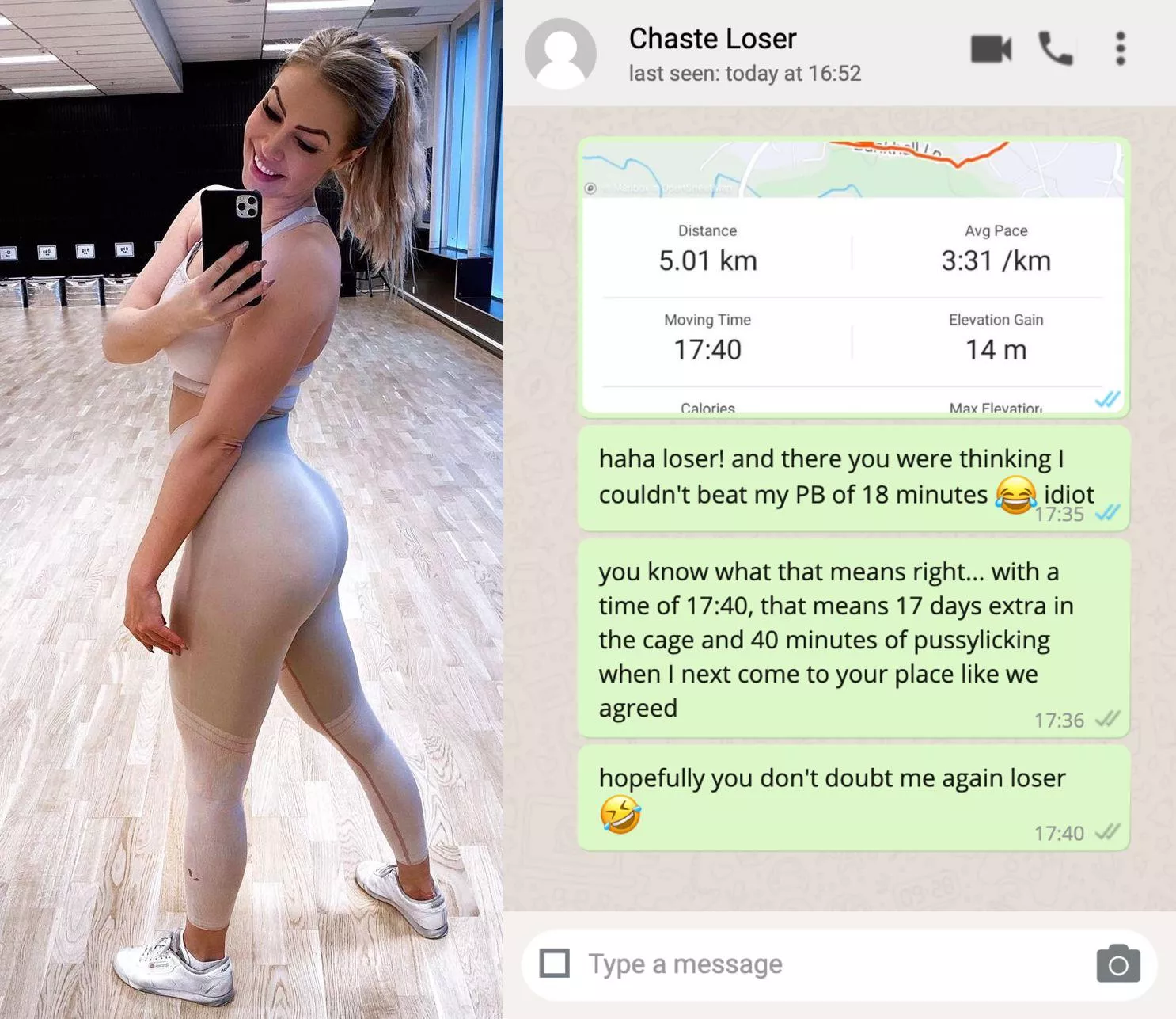 and you thought she couldn’t beat her PB… just look at her! and you thought she couldn’t beat her PB… just look at her!