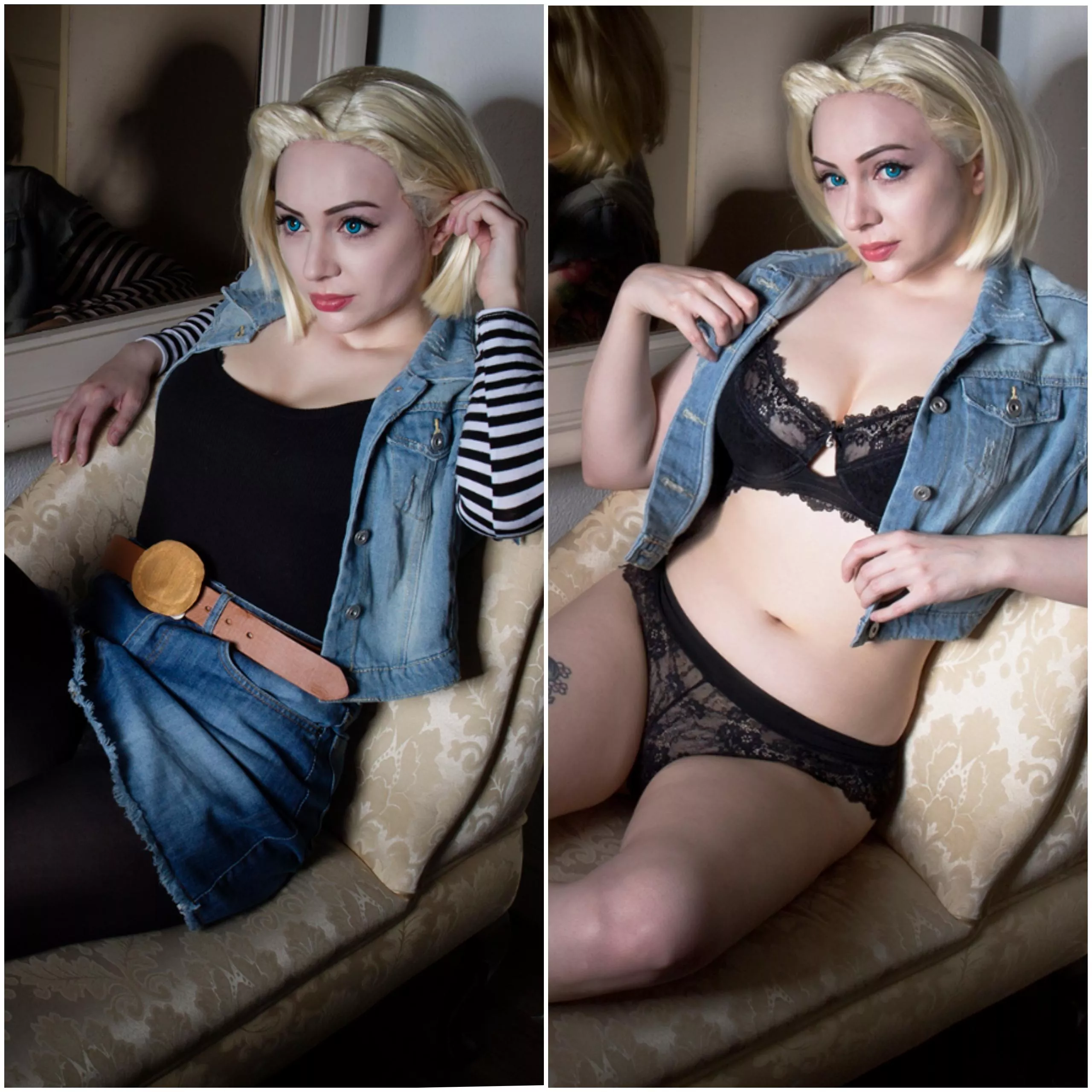 Android 18 from Dragonball ON / OFF by Owldolly Android 18 from Dragonball ON / OFF by Owldolly