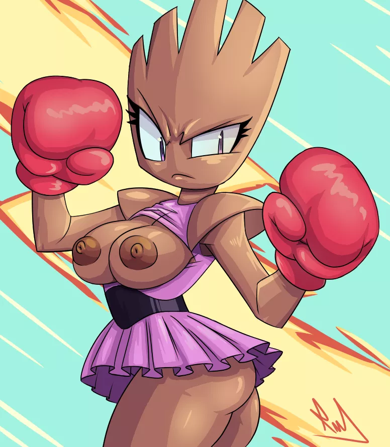 Angry Hitmonchan (by @rollindesu, aka me on Twitter) Angry Hitmonchan (by @rollindesu, aka me on Twitter)