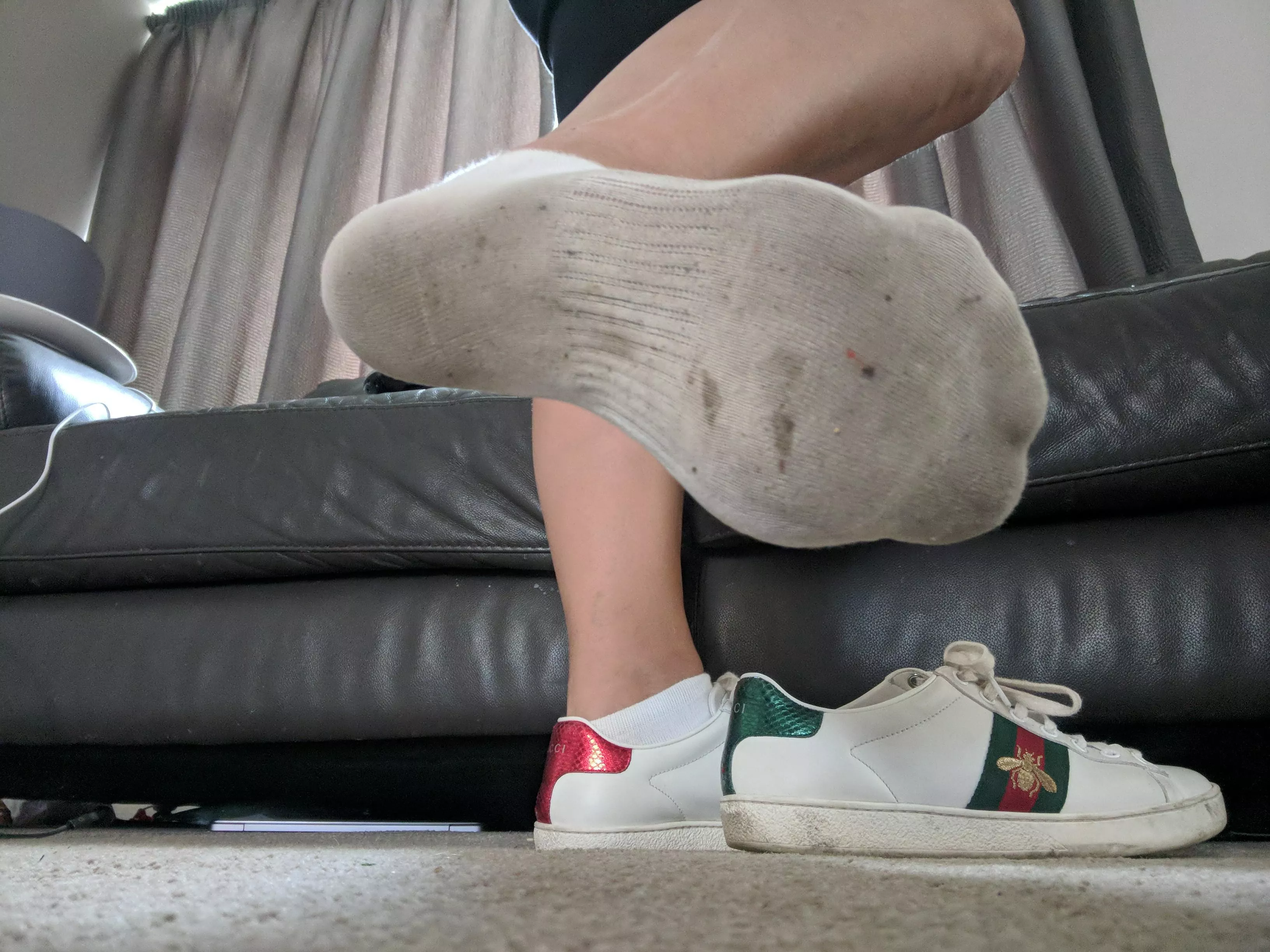 Ankle socks and my Gucci's ;) 😜