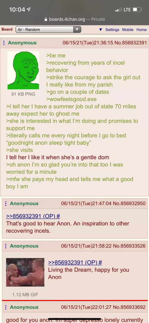 Anon makes it.