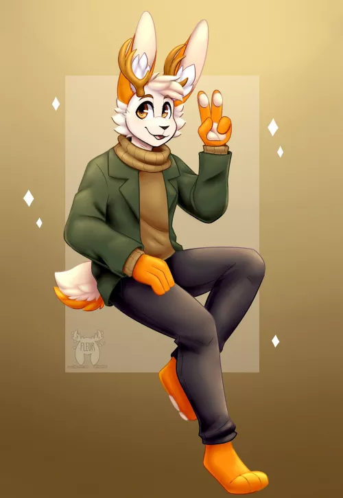 Another Bnuuny!! (Art by me: @Fleurfurr on Twitter)