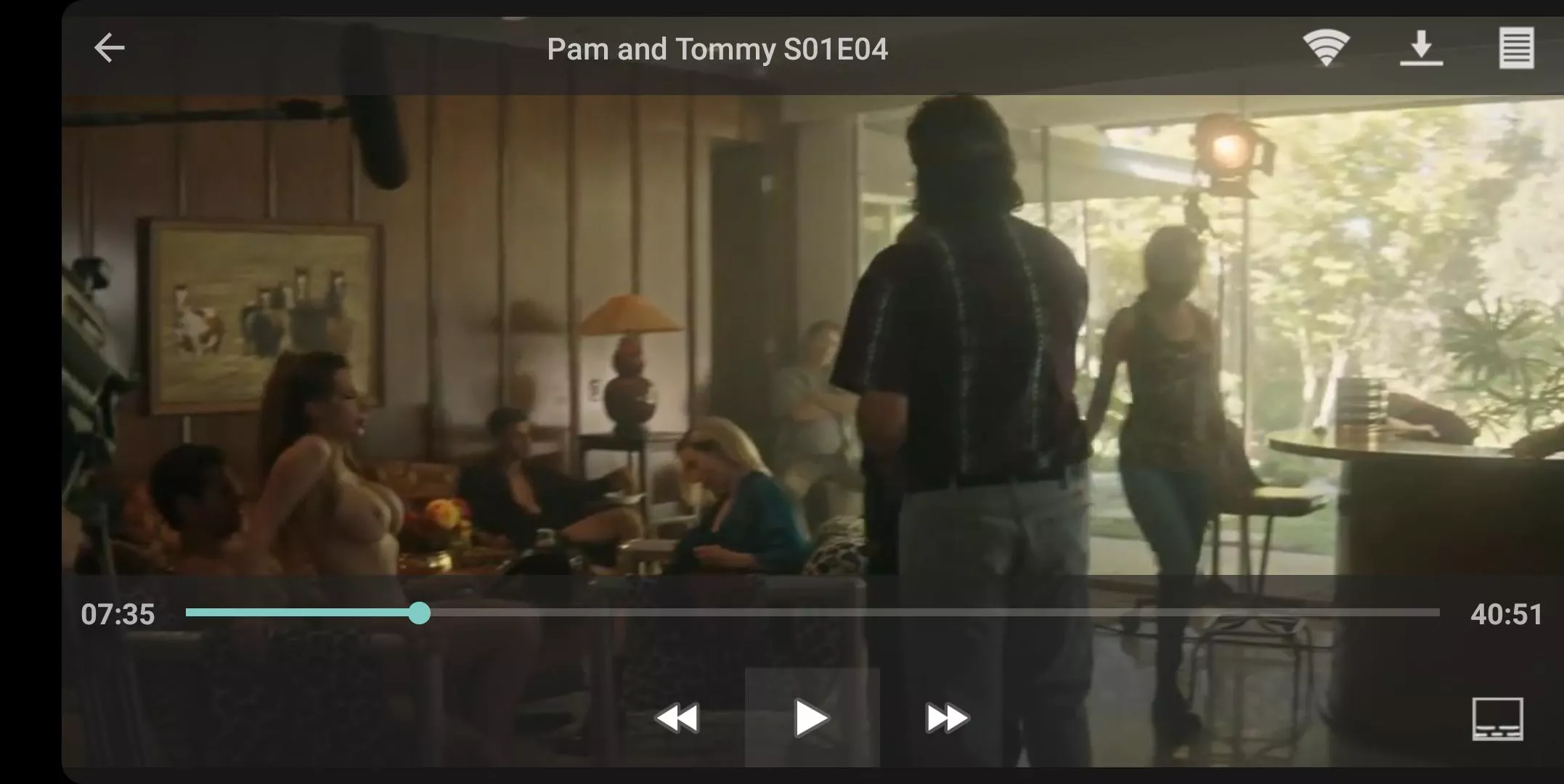 Another image of Nikki Benz and her big Titties in Pam and Tommy in Season 1 episode 4 Another image of Nikki Benz and her big Titties in Pam and Tommy in Season 1 episode 4