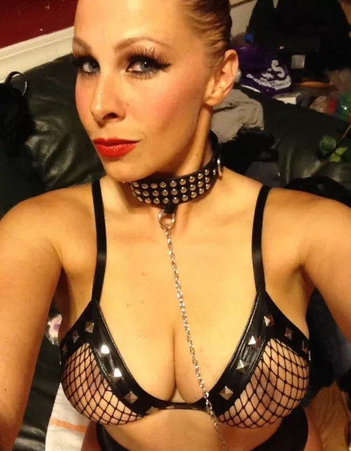 Another of the black mesh bra