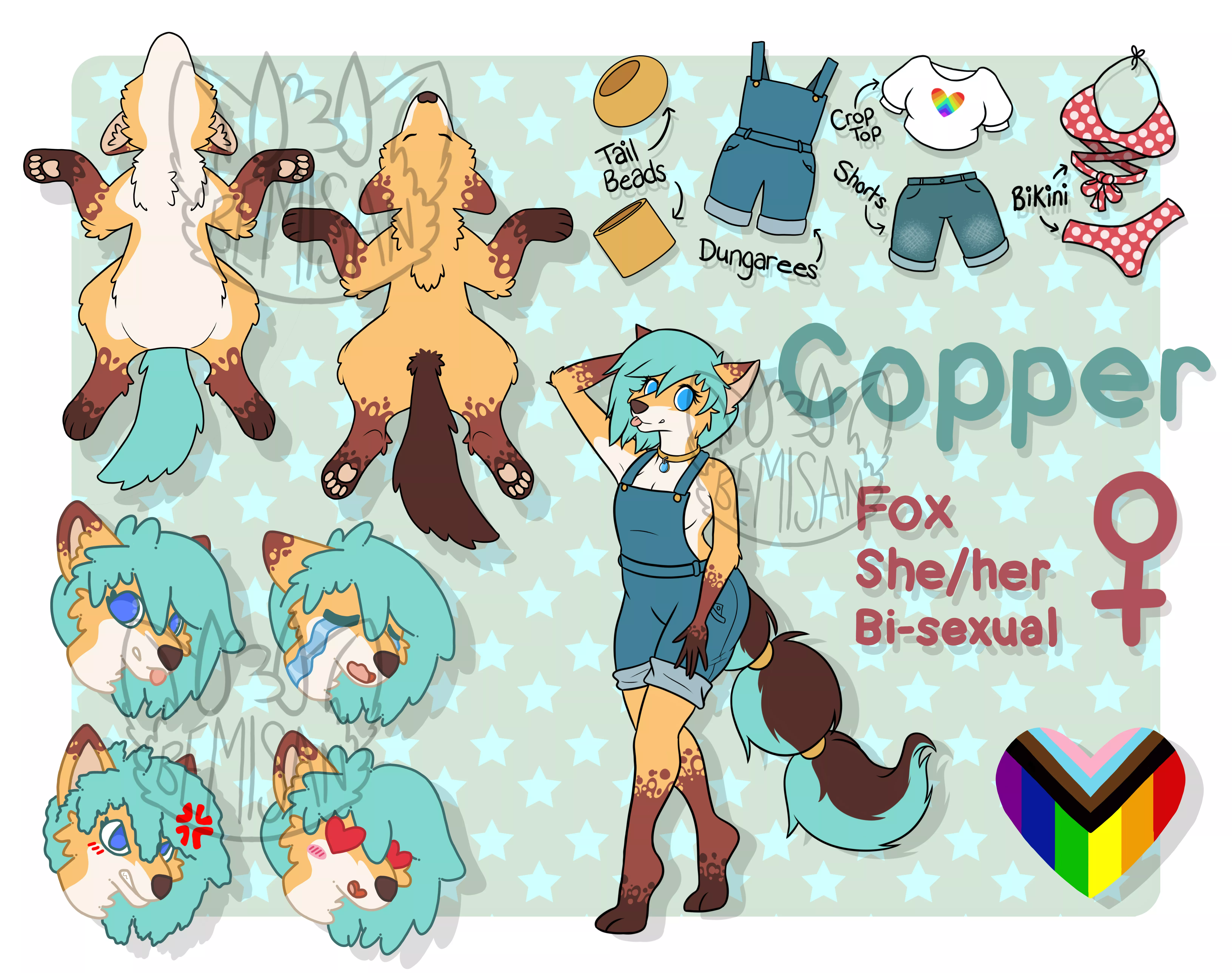 Another ref sheet finished! Commissions open, $50 limited time offer, limited slots!