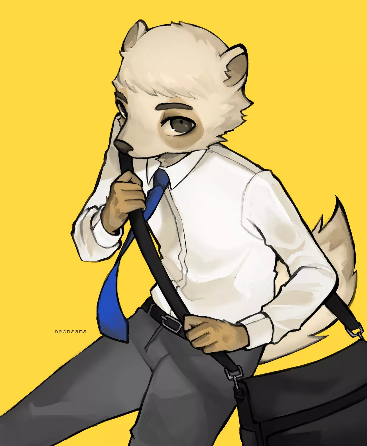 Anui from Aggretsuko (Art by me @samaneon on twitter)