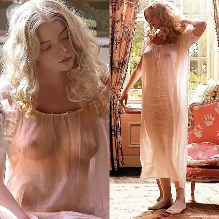Anya Taylor Joy showing us a peak Anya Taylor Joy showing us a peak