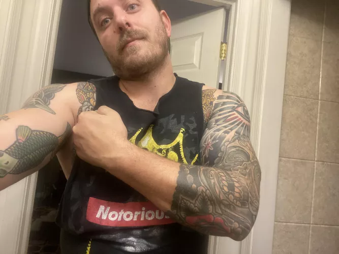 Anyone alright with tattooed forearms? Anyone alright with tattooed forearms?