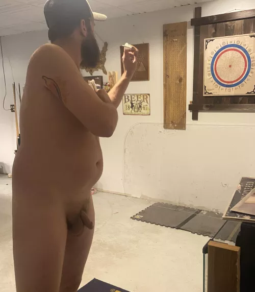 Anyone brave enough to throw darts with me nude?