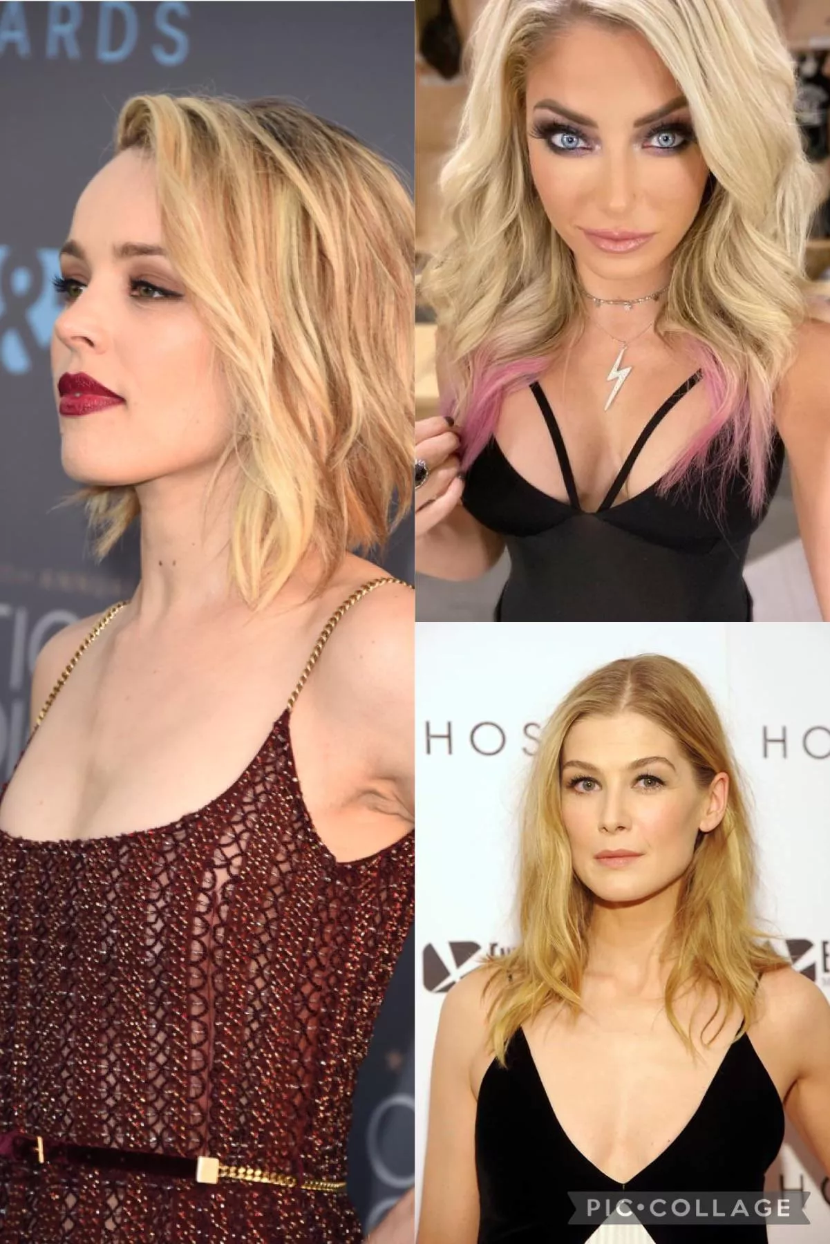 Anyone down to control me as Rachel McAdams, Alexa Bliss or Rosamund Pike? Anyone down to control me as Rachel McAdams, Alexa Bliss or Rosamund Pike?