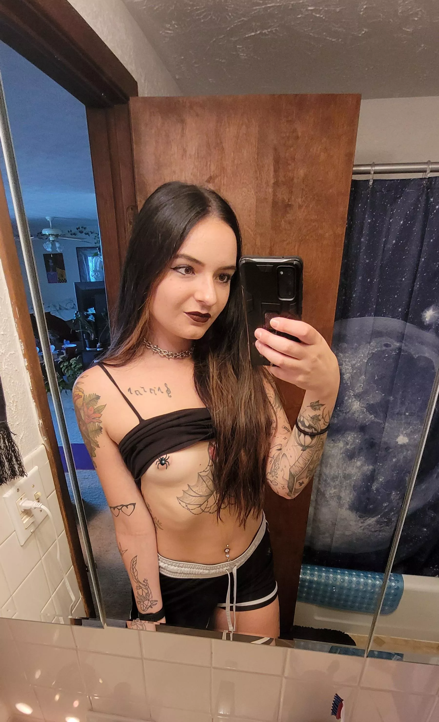 Anyone here looking for a little titty goth gf???