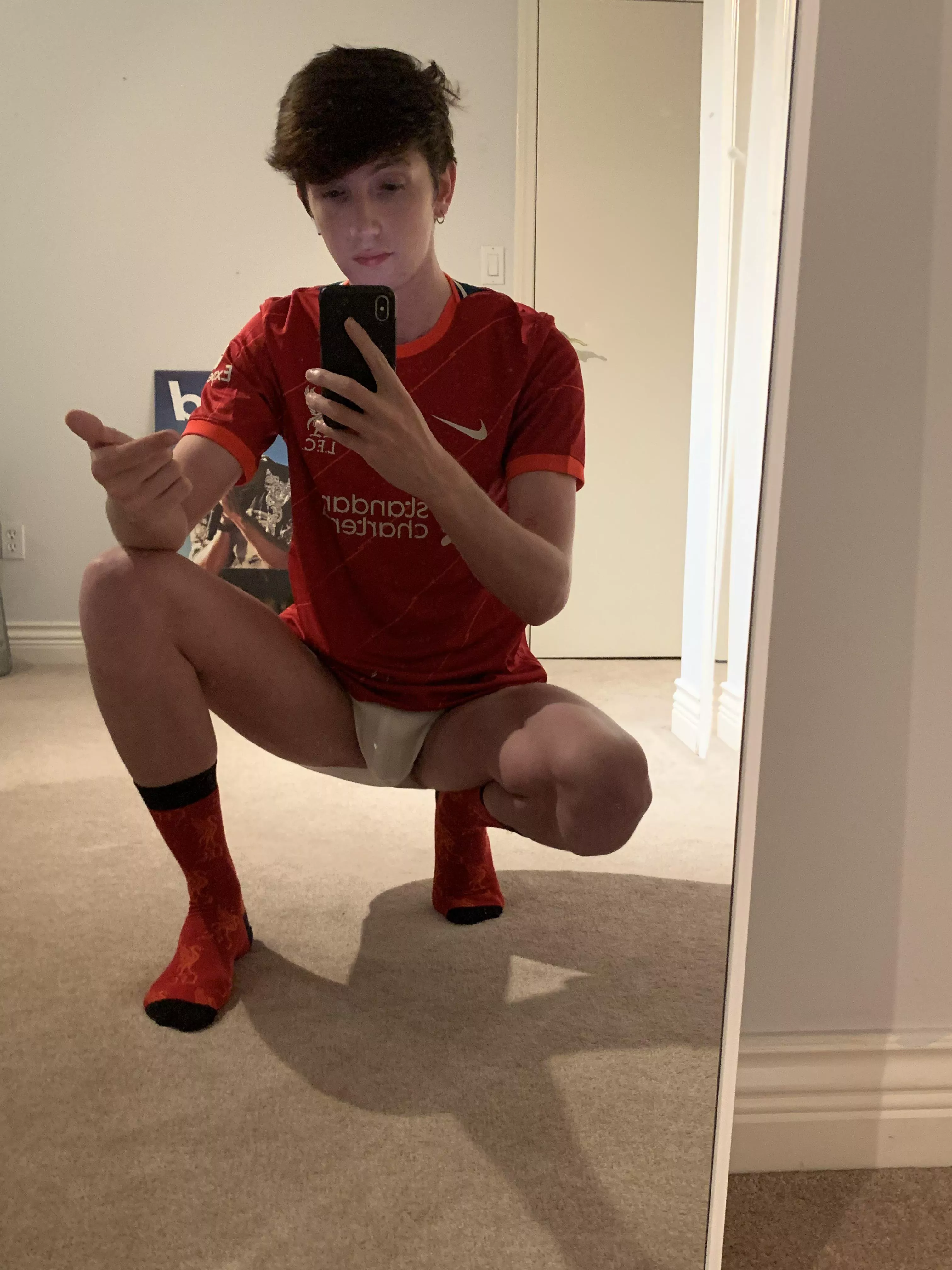 anyone wanna pound me after my soccer match? ⚽️