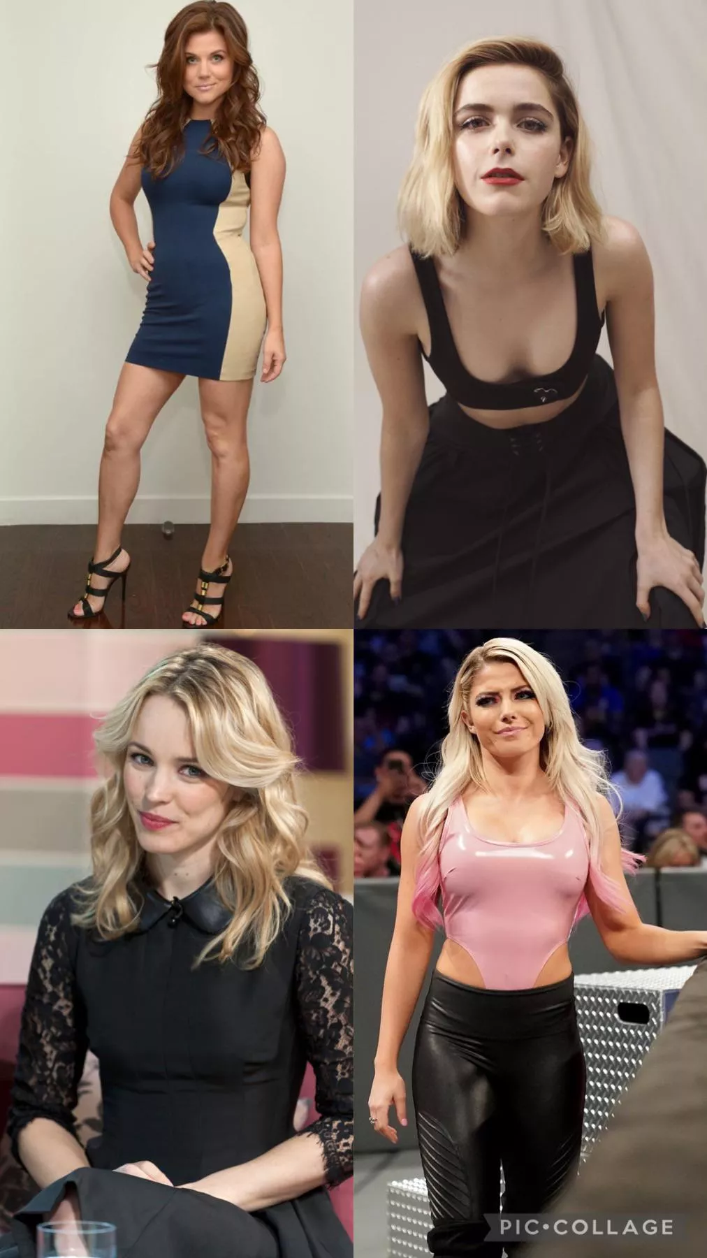 Anyone willing to RP or give a JOI as Tiffani Thiessen, Kiernan Shipka, Rachel McAdams or Alexa Bliss? Anyone willing to RP or give a JOI as Tiffani Thiessen, Kiernan Shipka, Rachel McAdams or Alexa Bliss?