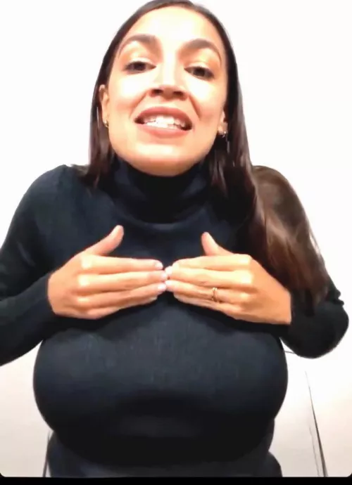 AOC and her big milkers AOC and her big milkers