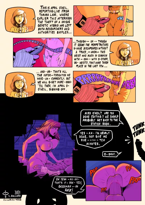 April O'neil has some public fun (CerealKiller4586) [Teenage Mutant Ninja Turtles]