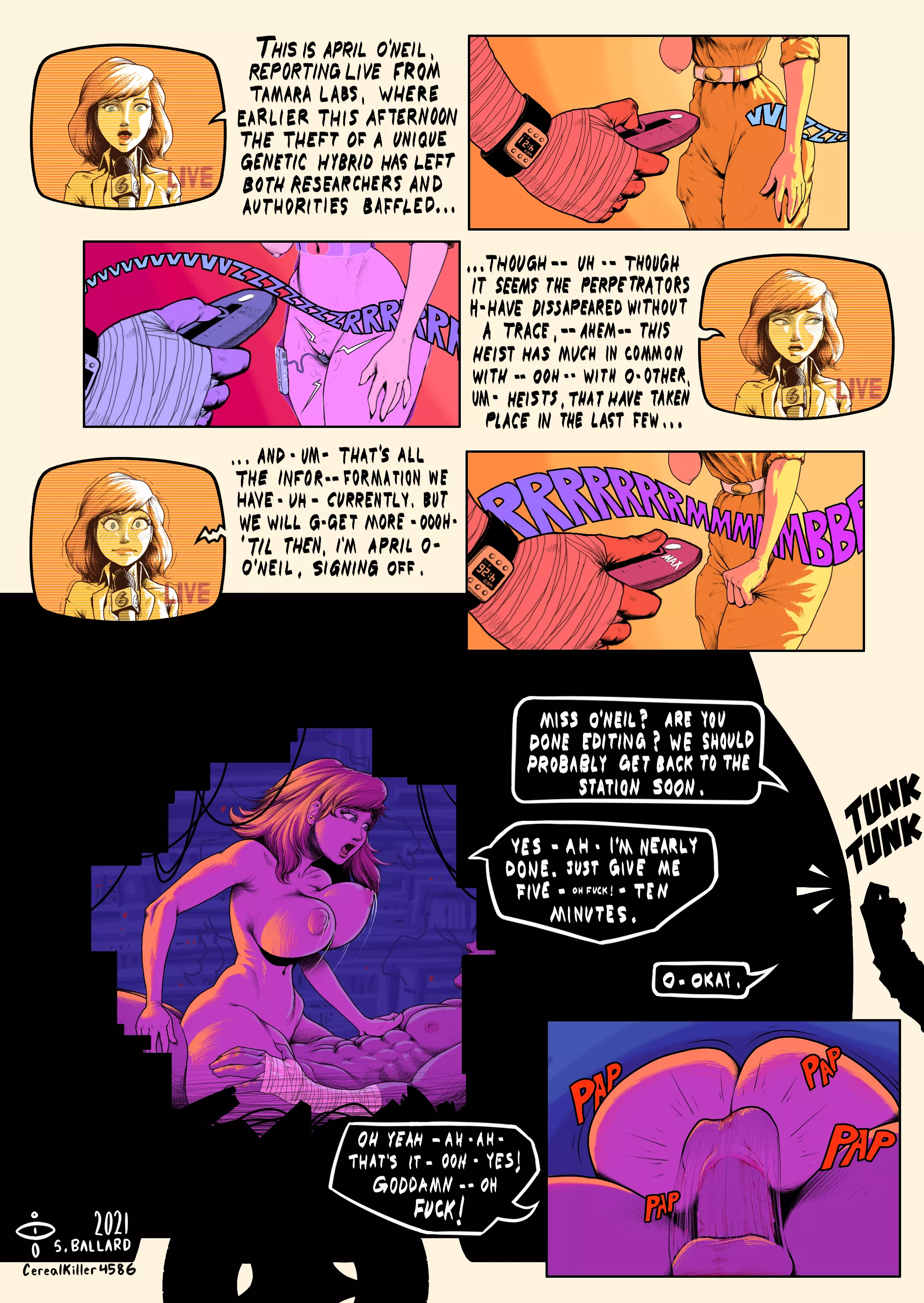 April O'neil has some public fun (CerealKiller4586) [Teenage Mutant Ninja Turtles]