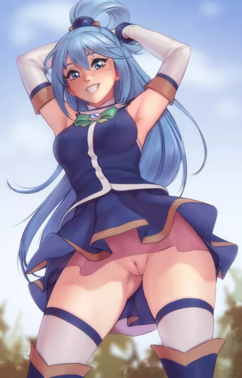 aqua dont wear panties