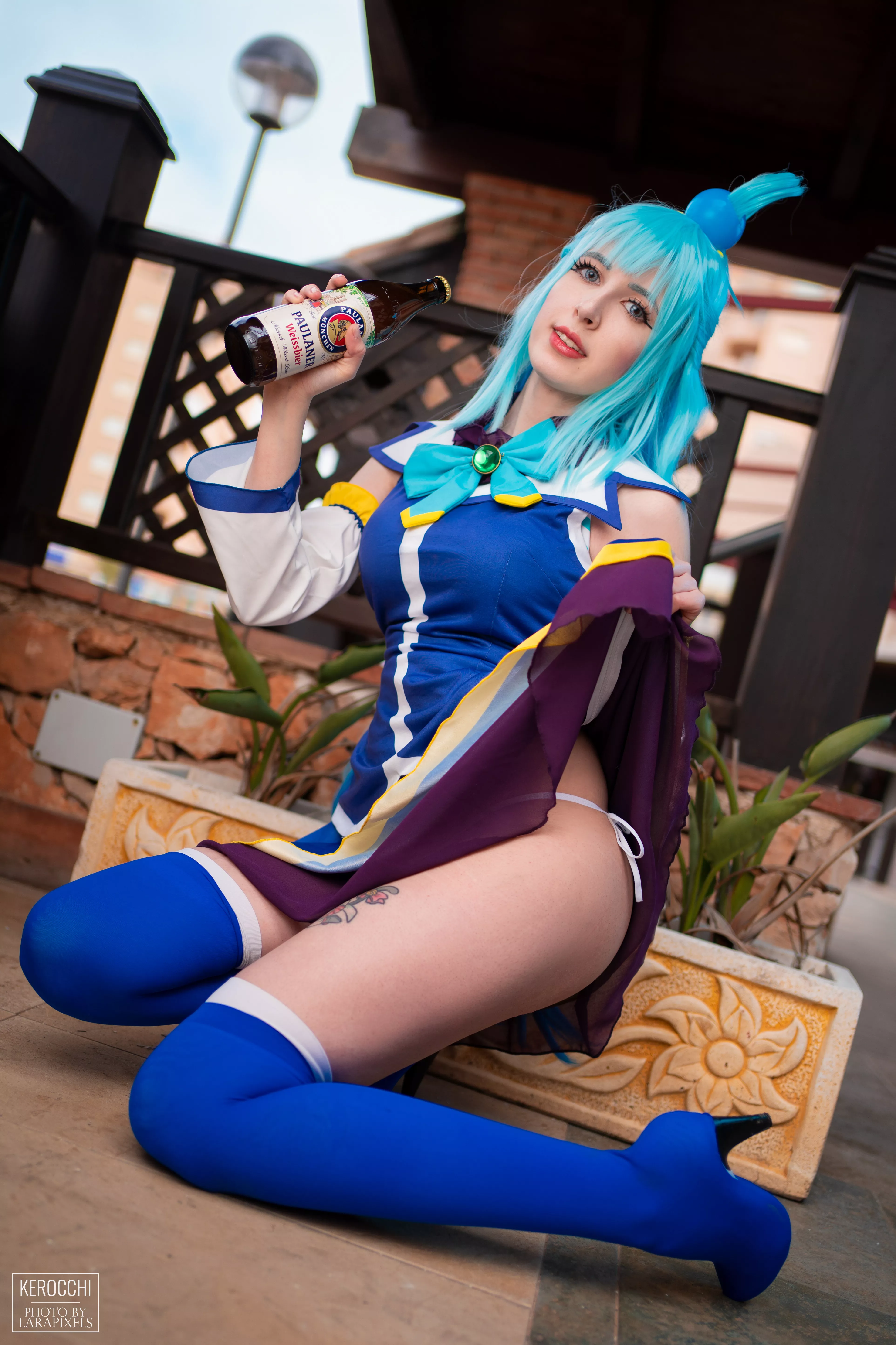 Aqua cosplay nude