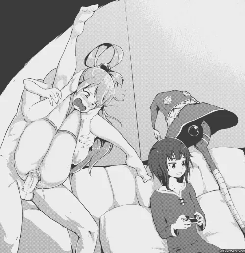 Aqua getting railed Aqua getting railed