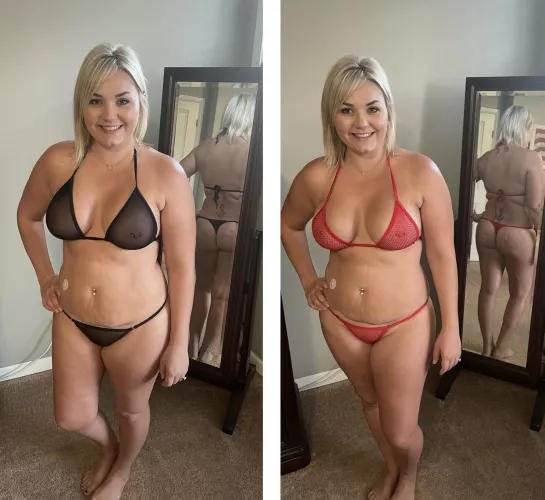 Are these bikini’s sexy enough for an adult hot tub night? Which one is sexier?