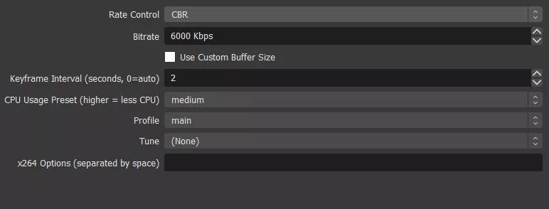 Are these good encoding settings for streaming wow. I'm trying to eliminate the fuzzyness.