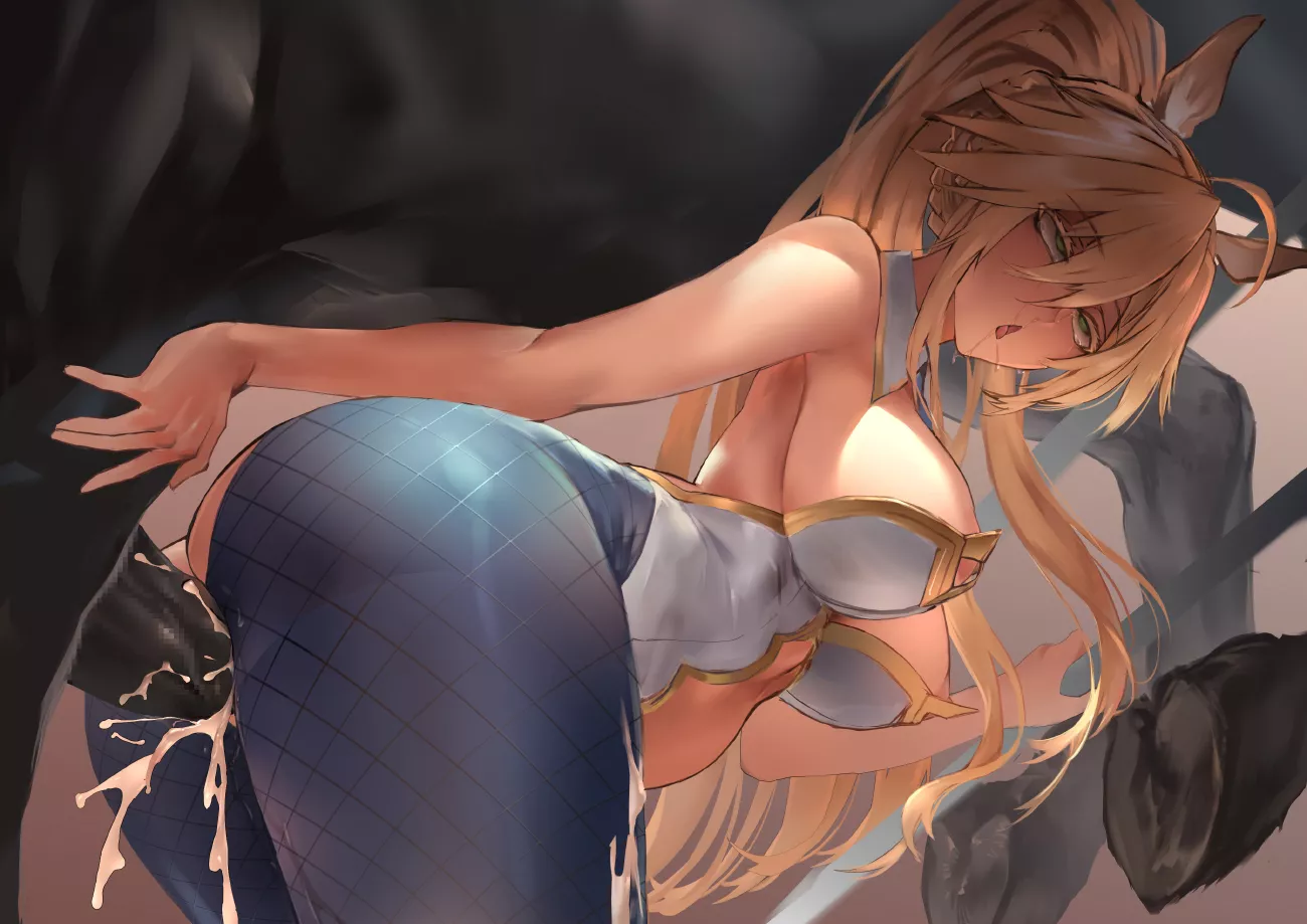 Artoria and her mighty steed (Polki) Artoria and her mighty steed (Polki)