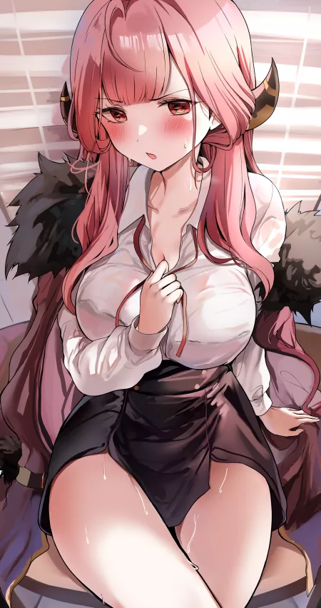 Aru in black skirt [Blue Archive]