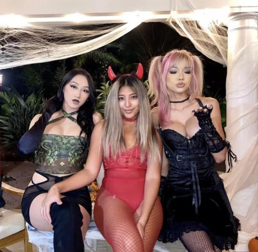 Asian Babes on Halloween Asian Babes on Halloween
