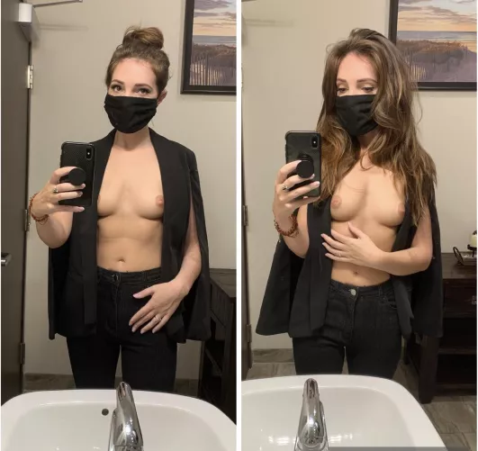 Asking for a raise 😉 Which would seduce you more? [f]