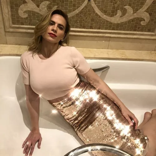 Aspiring to have Hayley Atwell's curvy body is something I feel Aspiring to have Hayley Atwell's curvy body is something I feel
