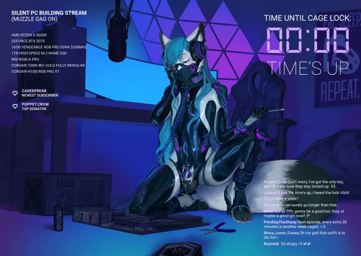 Assembling a PC for a while (art by bassenji) Assembling a PC for a while (art by bassenji)