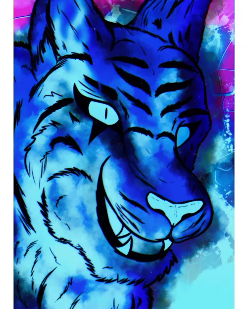 Astral tiger. art by me ( @darkito420 )
