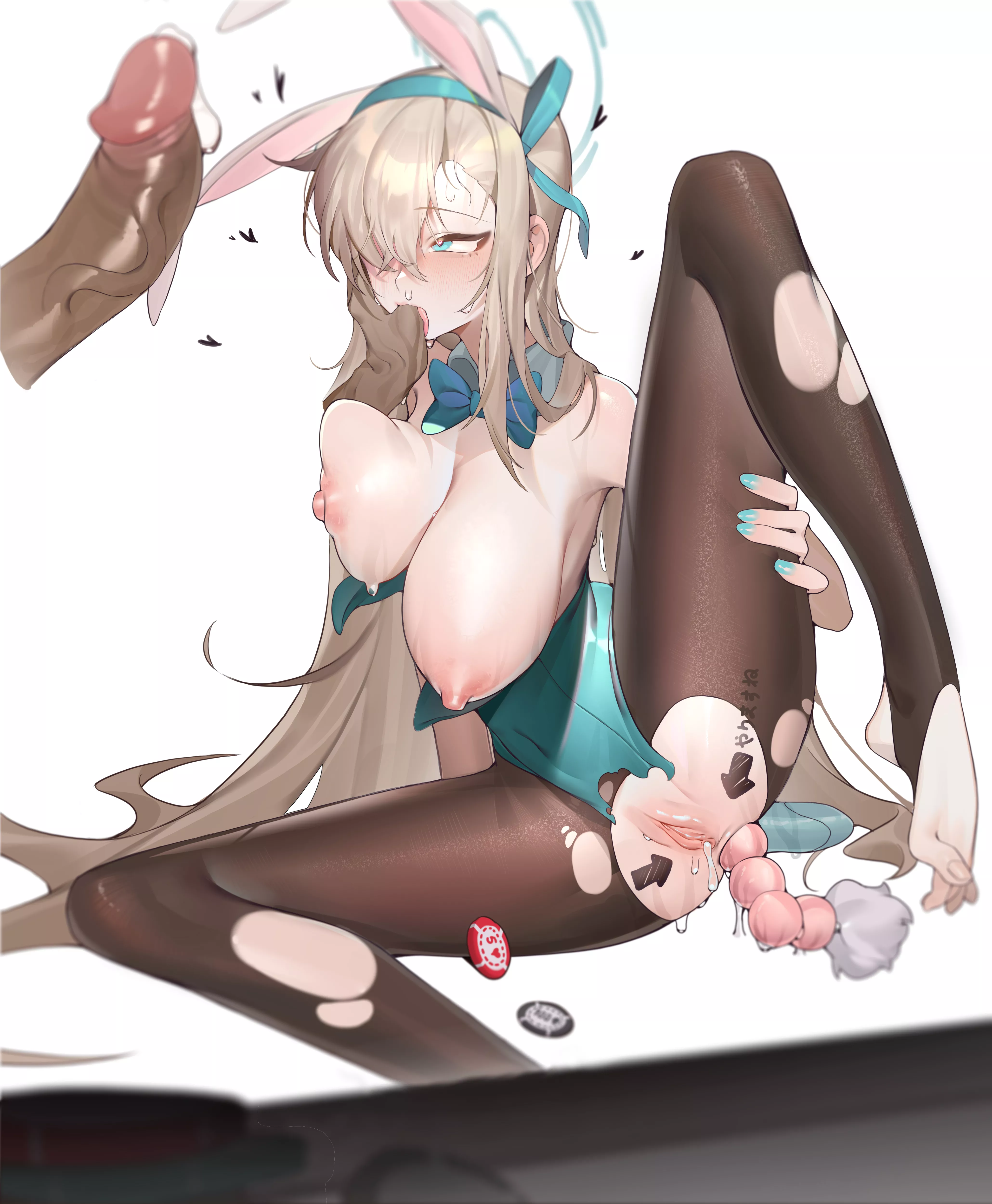 Asuna Bunny Girl Anal Bead Tail