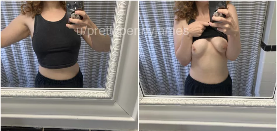 At a friend’s house and can’t help being a little naughty