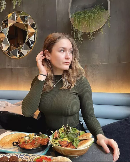 At dinner