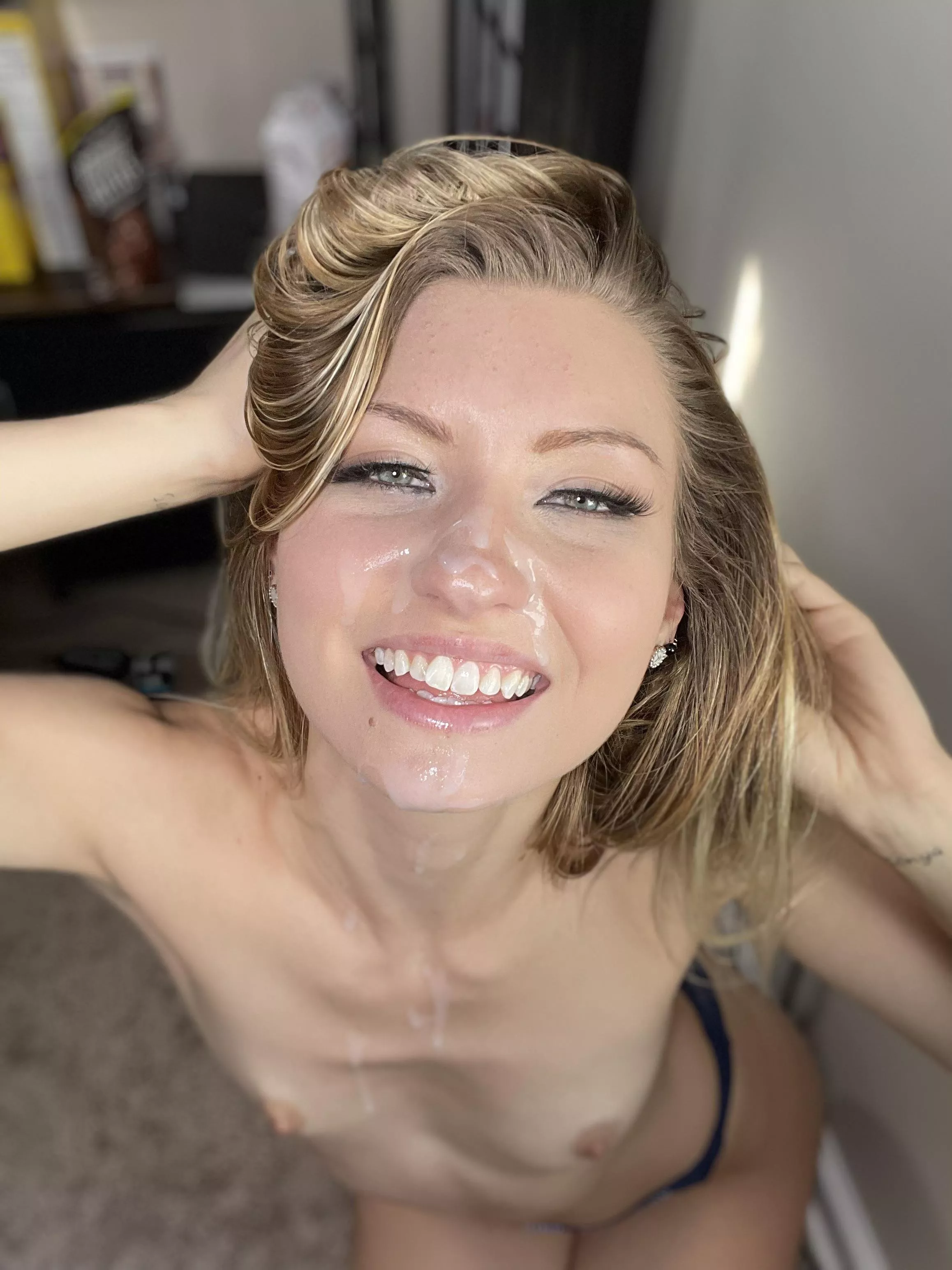 At least I didn’t get any in my hair this time!