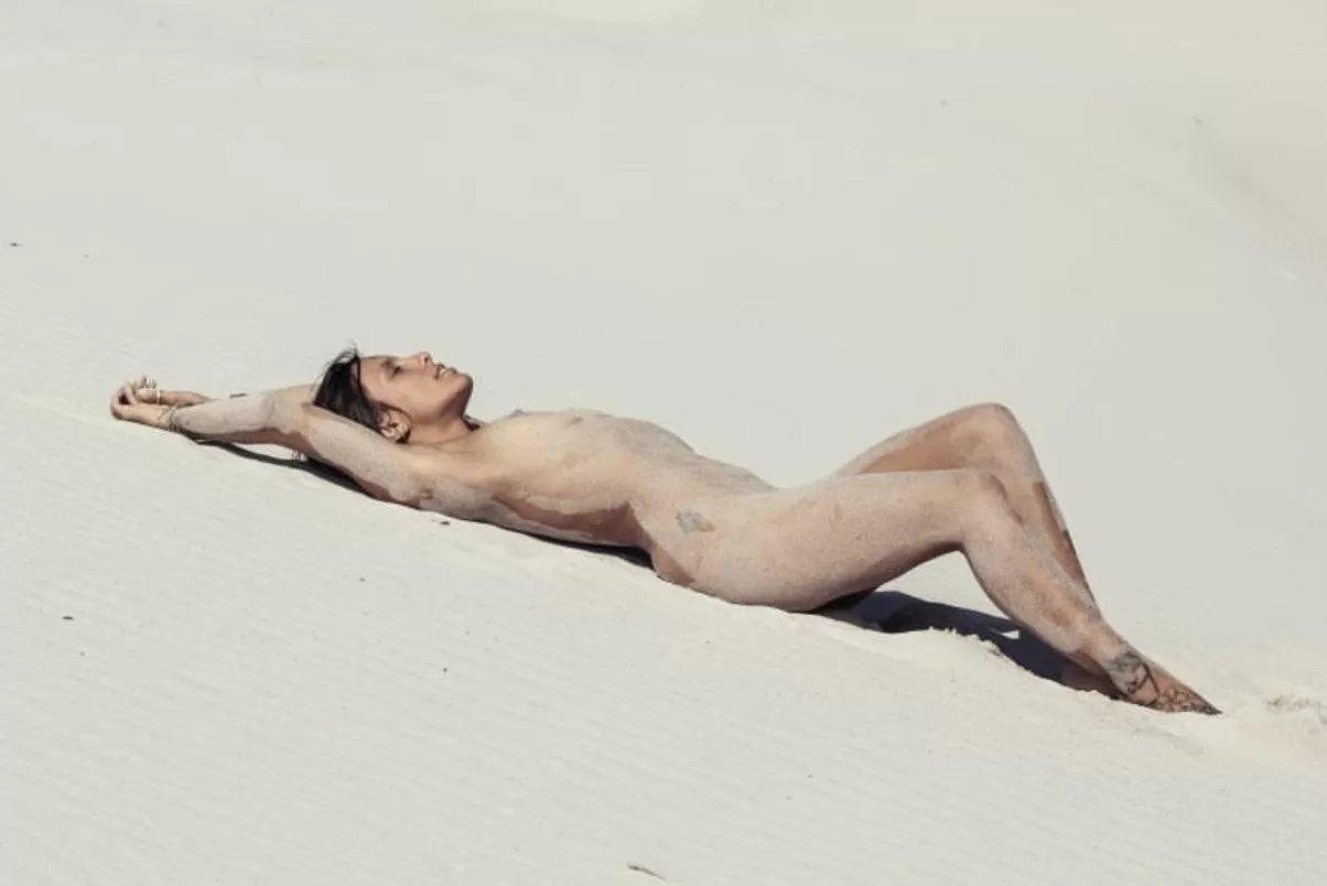 At one with the sand 🤣✨ At one with the sand 🤣✨
