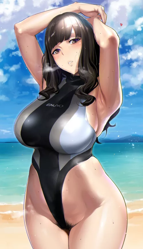At the beach
