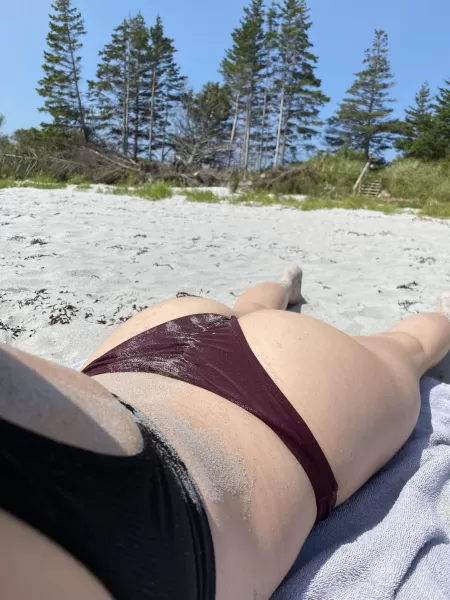 At the beach π