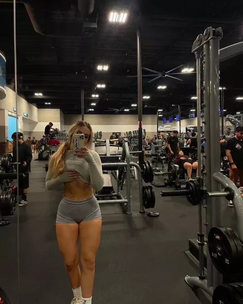 At the gym