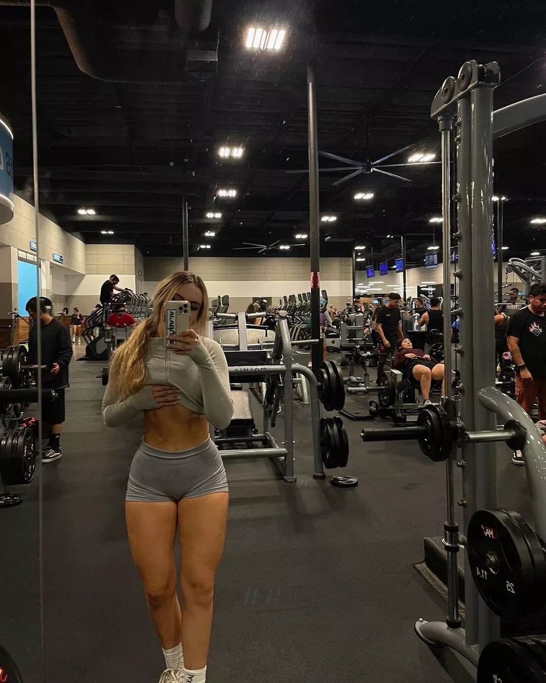 At the gym
