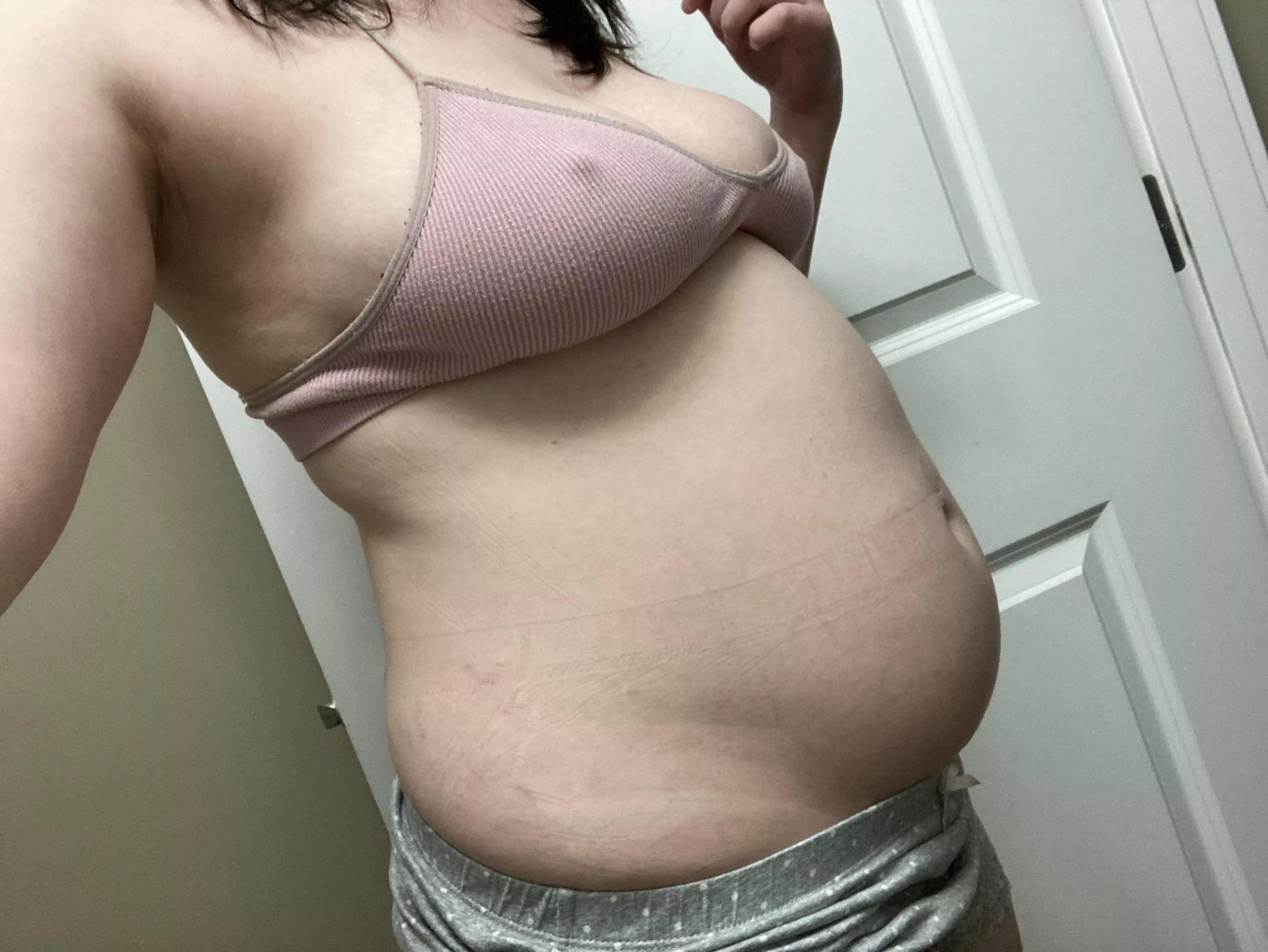 Ate a little extra tonight. Imagine if I actually stuffed my belly full.