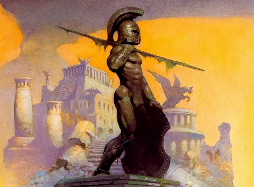 Atlantis Rising by Frank Frazetta Atlantis Rising by Frank Frazetta