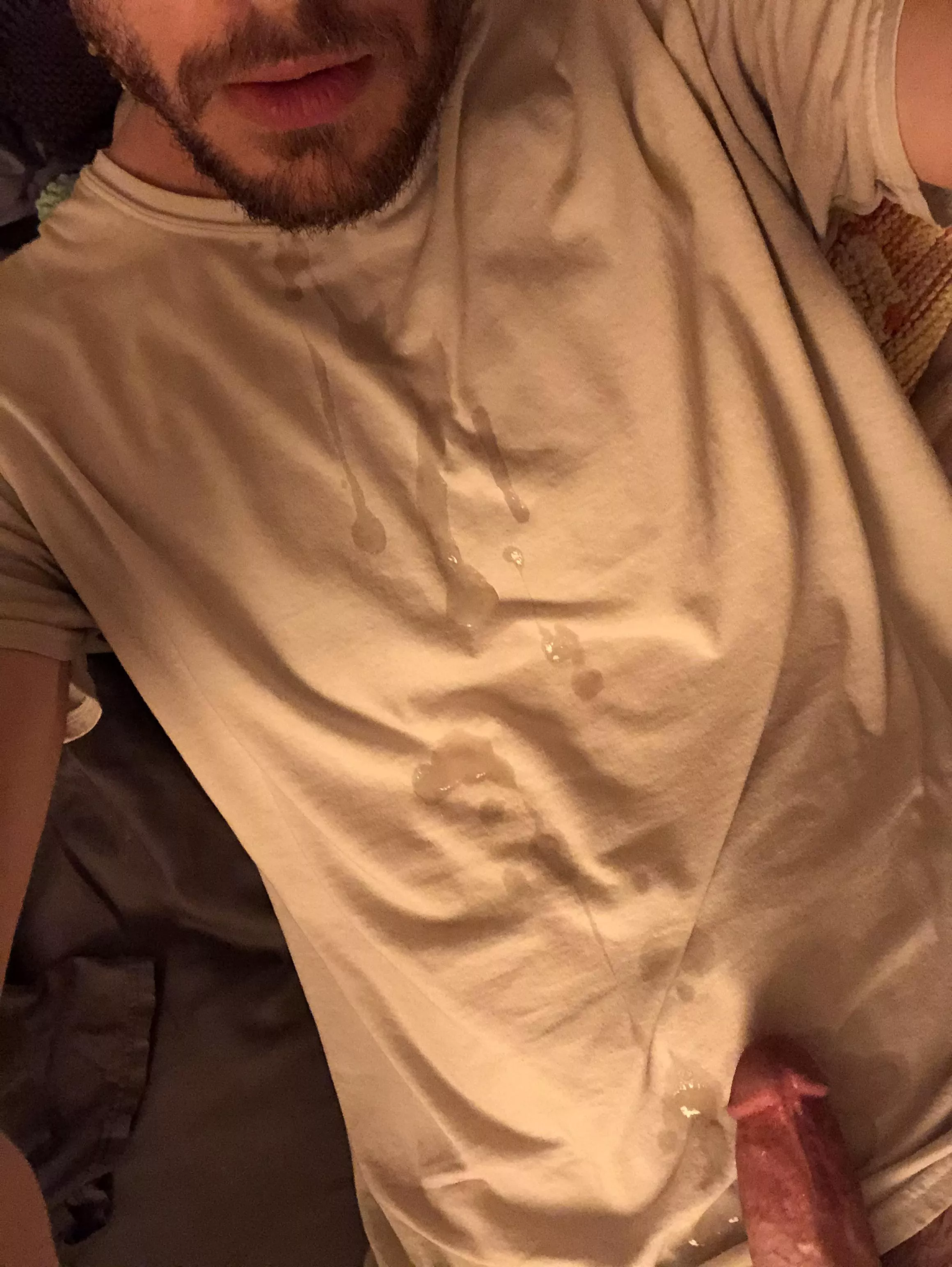 Attempted NNN and failed spectacularly tonight. Edging sesh ended with a facial 😜