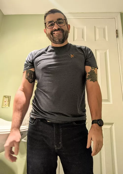 Attempted to fix poor bathroom lighting.